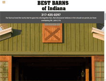 Tablet Screenshot of bestbarnsofindiana.com